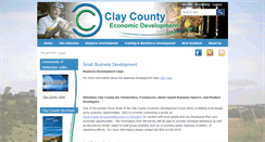 Desktop Screenshot of claycountyecodevo.com